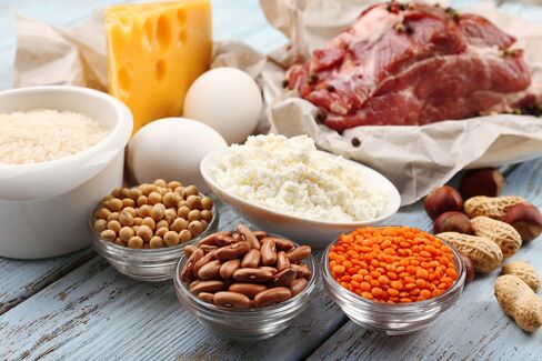 Proteinquellen in einer Proteindiät